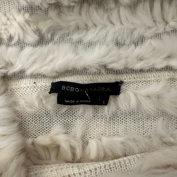 BCBG MaxAzria Rabbit Fur Sweater - Picture 3 of 4